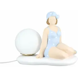 Gilde, Tischlampe, Tischleuchte Badenixe Becky, Deko Lampe, Leuchte, Tischlampe, Kunstharz, 62907 (E14)