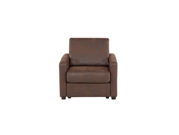 Fauteuil NICARAGUA tissu Gobi marron 04