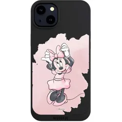 Nivocase Handyhülle für Apple iPhone 14 Plus Hülle NIVOpure Case Schwarz Disney Motiv ohne Hintergrund (Apple iPhone 14 Plus), Smartphone Hülle, Schwarz