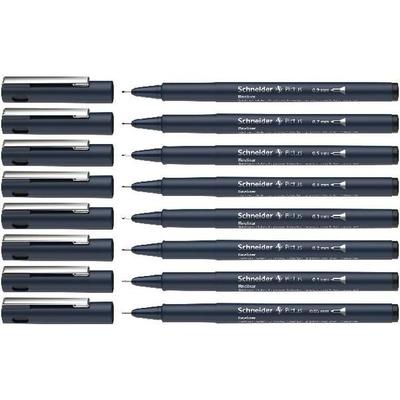 Schneider Fineliner Pictus Strichstärken 0,05 - 0,9 mm, 8er Set