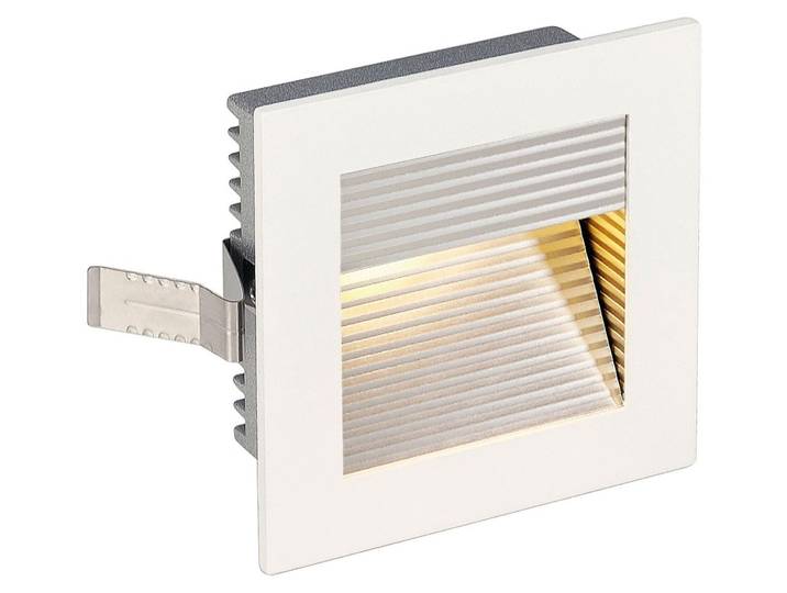 SLV FRAME CURVE LED Einbauleuchte, eckig, mattweiss, warmweisse LED