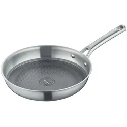 Berndes Bratpfanne  Tricion Resist ¦ silber ¦ Edelstahl,Aluminium ¦ Maße (cm): H: 6,8  Ø: 32.0