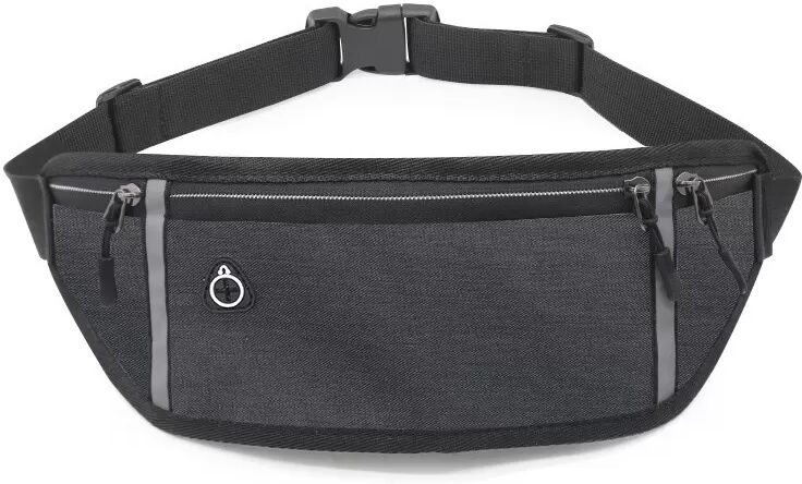 INF Laufgürtel mit Wasserfestigkeit - Sport-Bauchtasche für Männer & Frauen Schwarz
