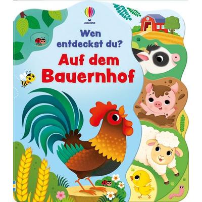 Wen entdeckst du? Auf dem Bauernhof, Gebundene Ausgabe von Alice Beecham, Usborne, 978-1-03-570518-4