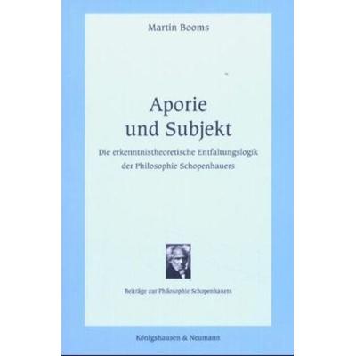 Aporie und Subjekt, Taschenbuch von Martin Booms, Königshausen u. Neumann, 978-3-8260-2532-7