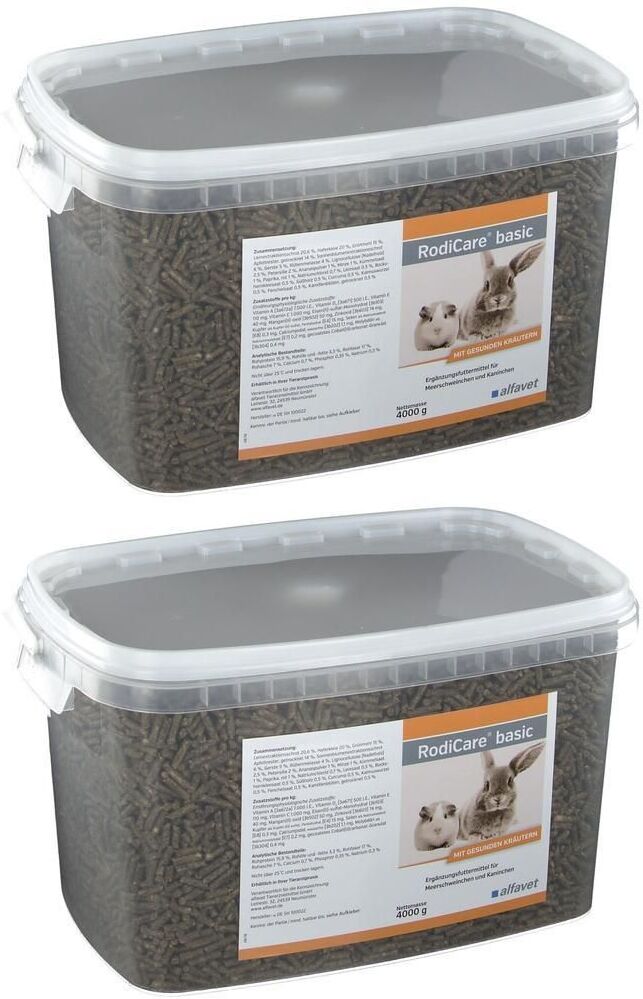 Rodicare Basic Pellets f.Kaninchen/Meerschweinchen 2x 2x4000 g