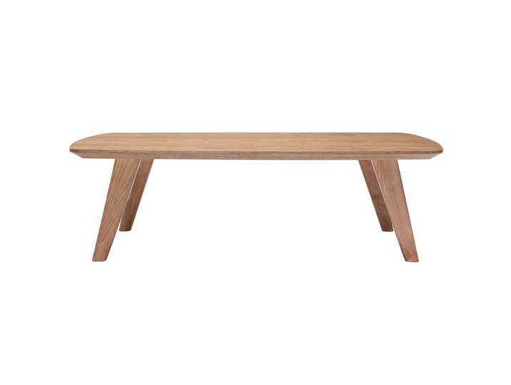 Table basse rectangulaire scandinave bois clair L120cm FIFTIES