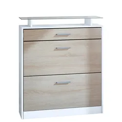 SCHUHSCHRANK Loret Front in Eiche sägerau