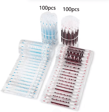Uplift Curations Portable Iodine Disinfectant Cotton Swabs Individually Packed Iodophor Antiseptic Swabs For First Aid red blue 200pcs