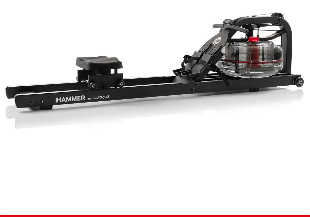HAMMER Wasser Rudergerät RowFlow 10.0, klappbar, Kinomap kompatibel
