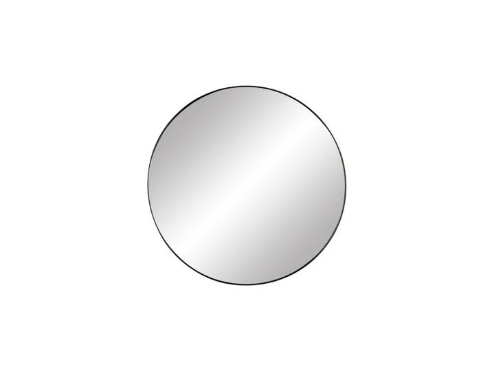 Miroir en métal noir, rond, à fixer, miroir de salle de bain - Po