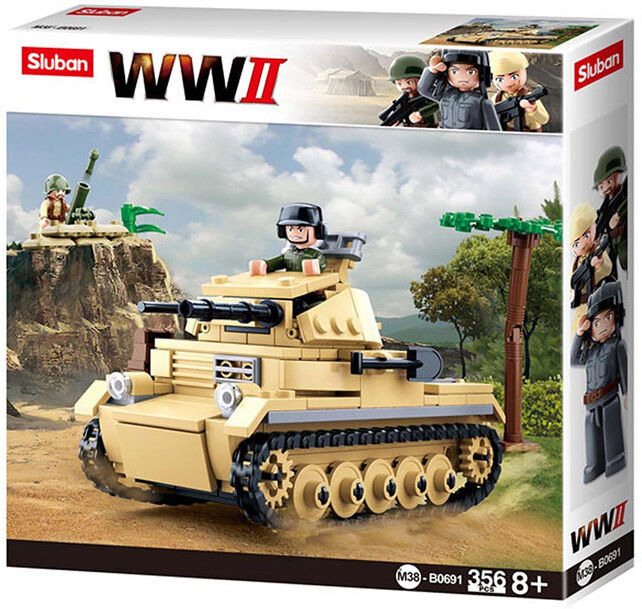 WWII : Armée Allemande Small Tank 356 pcs - Sluban
