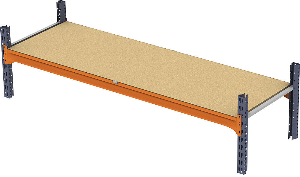kaiserkraft Regalebene, Fachlast 510 kg, Tiefe 600 mm