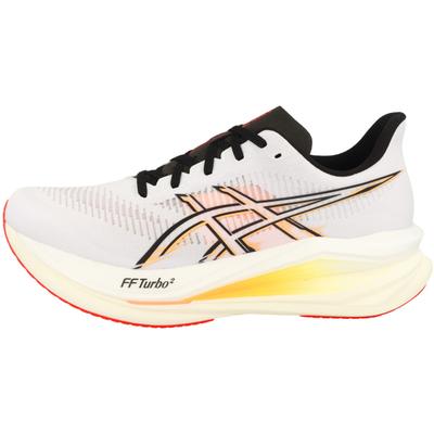 Laufschuh ASICS "Asics Sonicblast 2 Laufschuhe Herren Schuhe", Herren, Gr. 46,5, Textil, weiß, Schuhe Laufschuh, Verstärkte Ferse