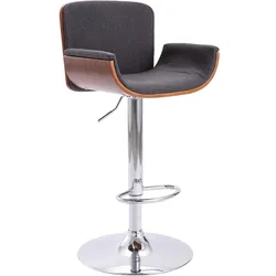 vidaXL Barhocker Grau Stoff