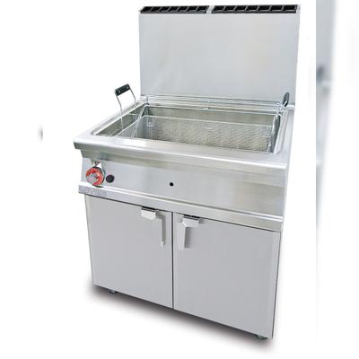 Redcook Gas Friteuse 1 Becken 45 LT. Struktur aus rostfreiem Stahl. Abmessungen 80x70,5 h 90 cm. Modell F45-78G