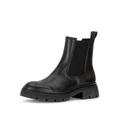 Chelseaboots GABOR "Chelsea Boot", Damen, Gr. 42, schwarz, Schuhe Chelseaboots