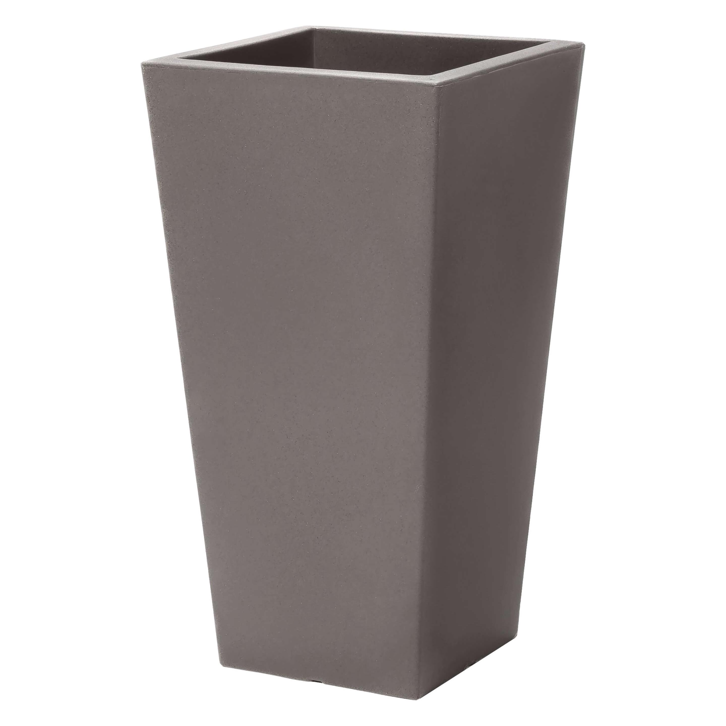 Step2 Tremont Pflanzkübel Viereckig Gross - Dunkel Zeder (38.10 x 38.10 x 71.10 cm) (43034157)