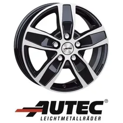 Autec Quantro 6X15 5/118 ET60 Schwarz poliert