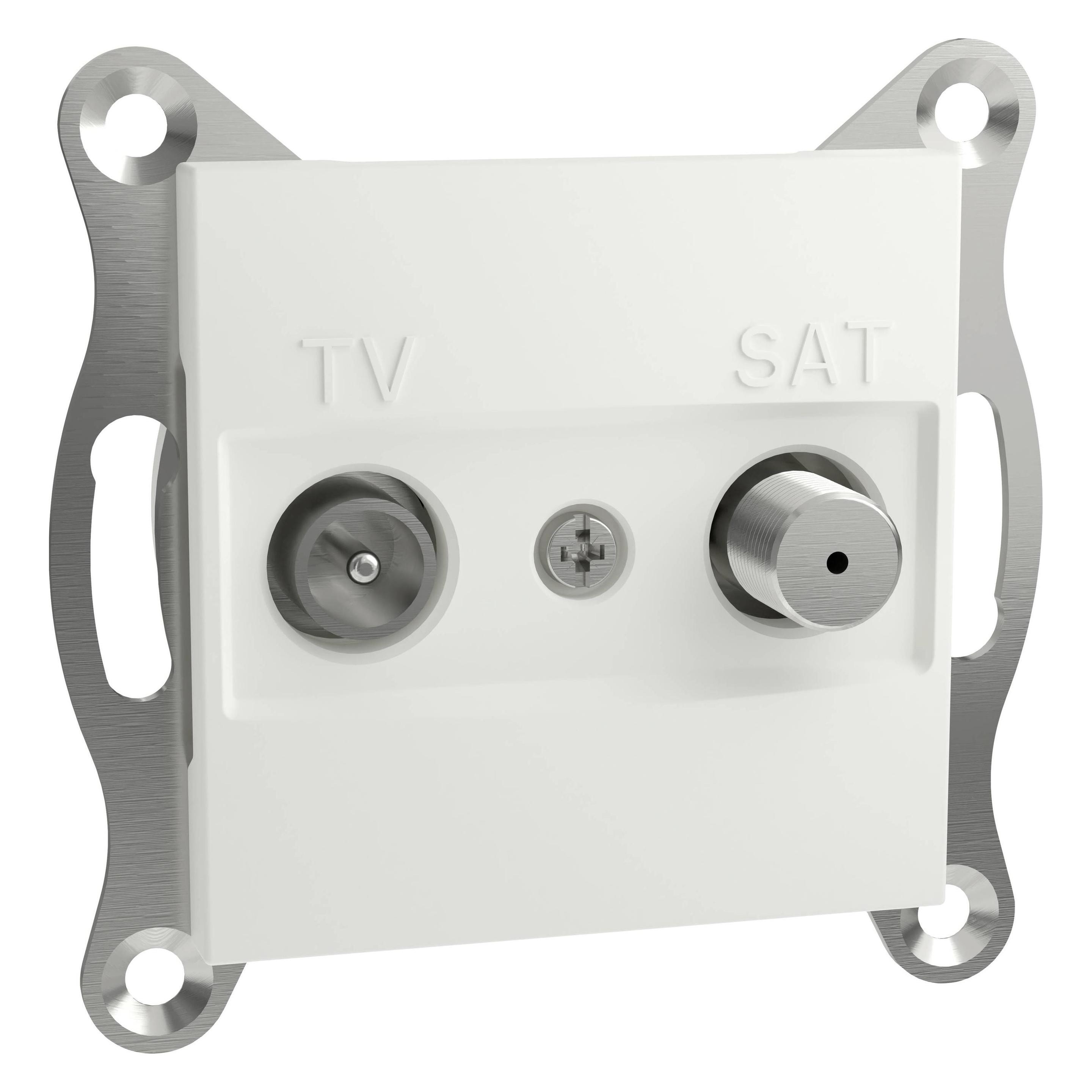 Schneider Electric TV-SAT Enddose Asfora Weiss (RAL 9003) EPH3470121D (Antennendose) (EPH3470121D)