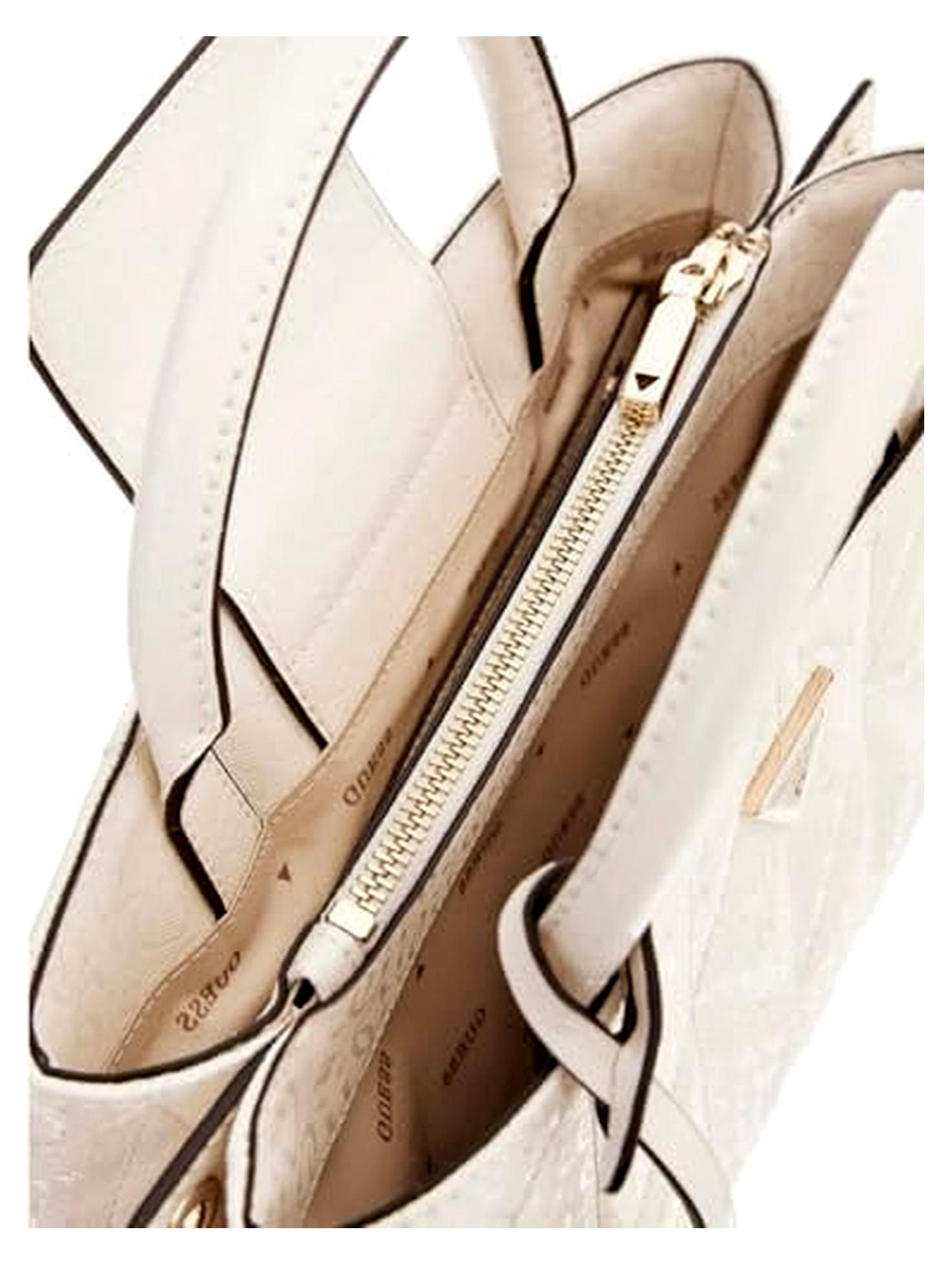 Aldina Girlfriend Satchel Cream White