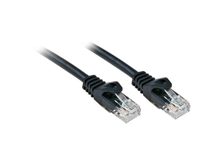 Basic Cat.6 U/UTP kabel, zwart, 3 m