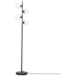 By Rydens Punto Stehl. H160cm matt schwarz Stehleuchte