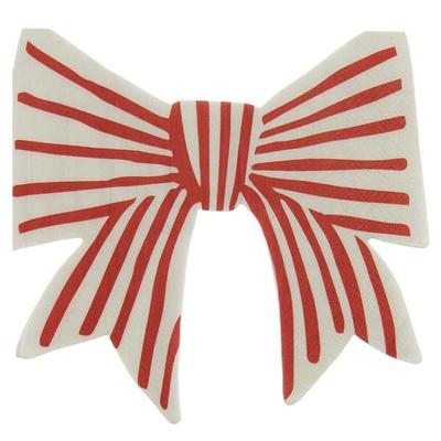 Serviette Schleife, Streifen,