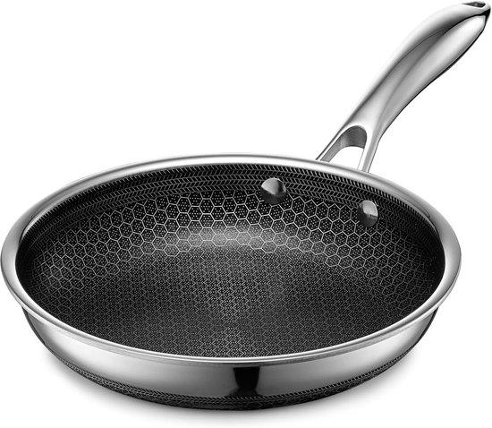 Pfannen 20cm Edelstahl induktionsfest PFOA-frei