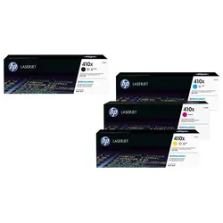 HP Original 410X Toner 4er Set schwarz, cyan, magenta, gelb hohe Kapazität
