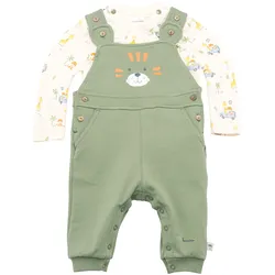 Bornino Sunny Adventure 2-tlg. Set Latzhose mit Shirt, gruen | mehrfarbig, 62