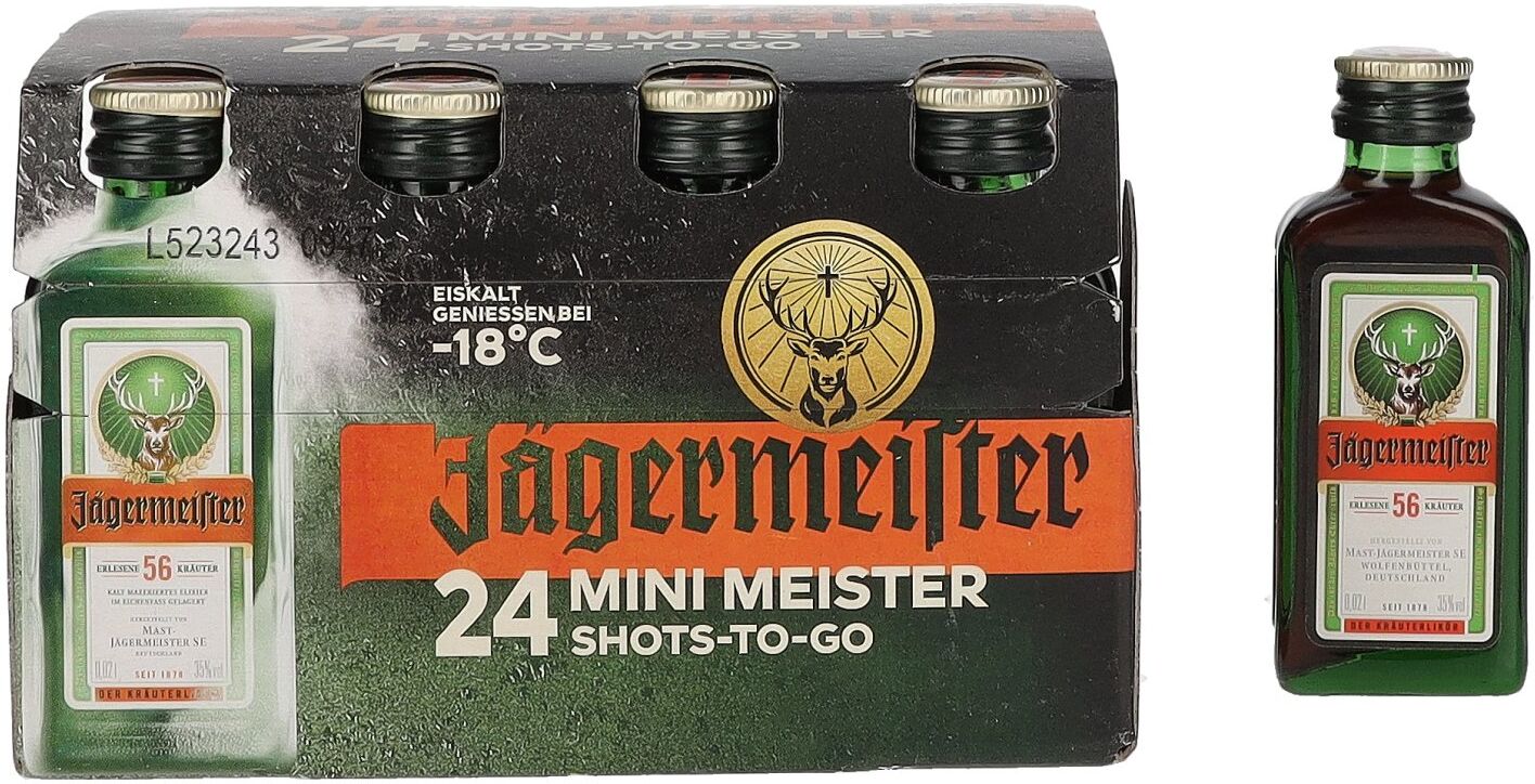 Jägermeister 35% Vol. 24x0,02l