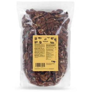 KoRo Pekannüsse ganze Nüsse, naturbelassen, ohne Schale, im Beutel, 1 kg