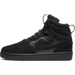 Nike COURT BOROUGH 2 Sneaker Kinder | Gr. 38 | schwarz - schwarz