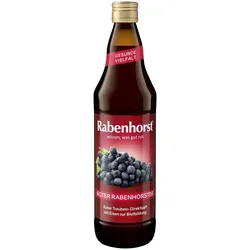 Roter Rabenhorster Traubensaft mit Eisen 750ml