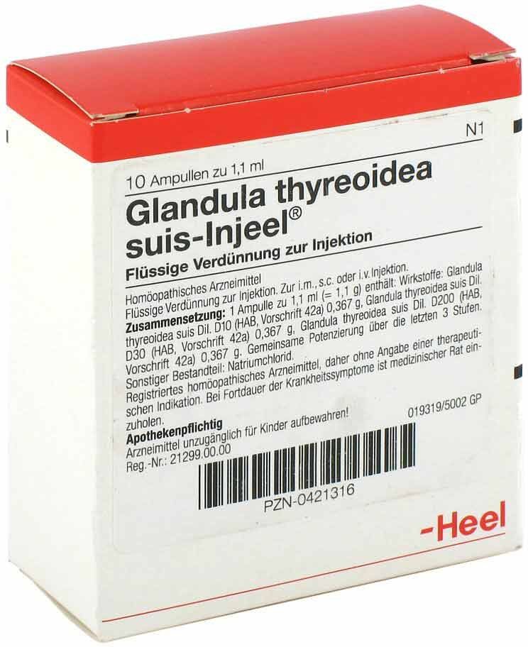 Glandula Thyreoidea suis Injeel Ampullen