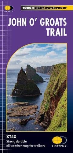 Carte de randonnée - John o'Groats Trail XT40   Harvey Maps - National Trail maps