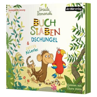 Buchstabendschungel & Zahlenallerlei - Ursula Poznanski, CD, 9783844551334