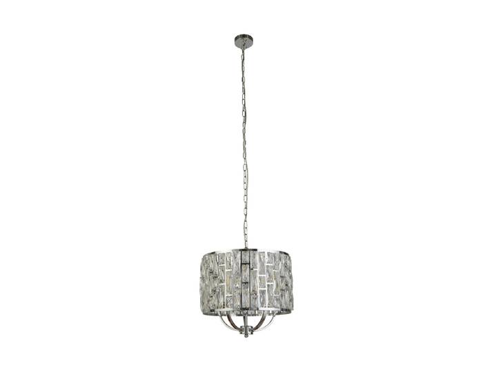 Dimmbare Design Pendellampe „Bijou“ Silber/Klar Silber, Klar Searchlight