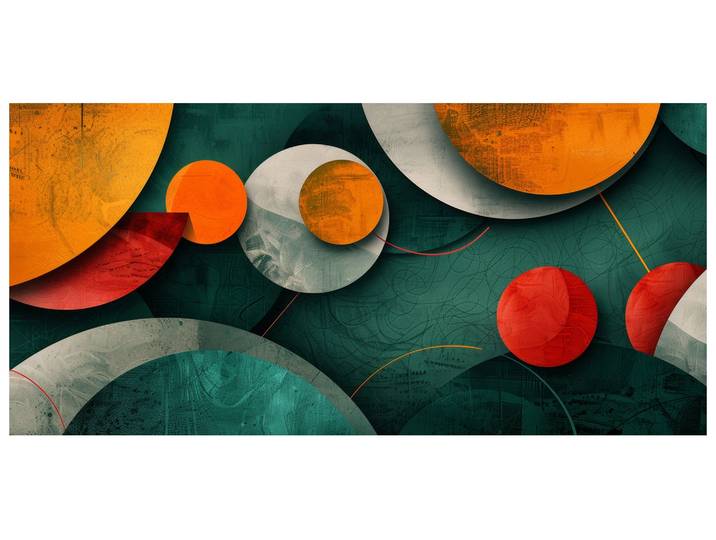 Alubild Autumn Geometry image LAND