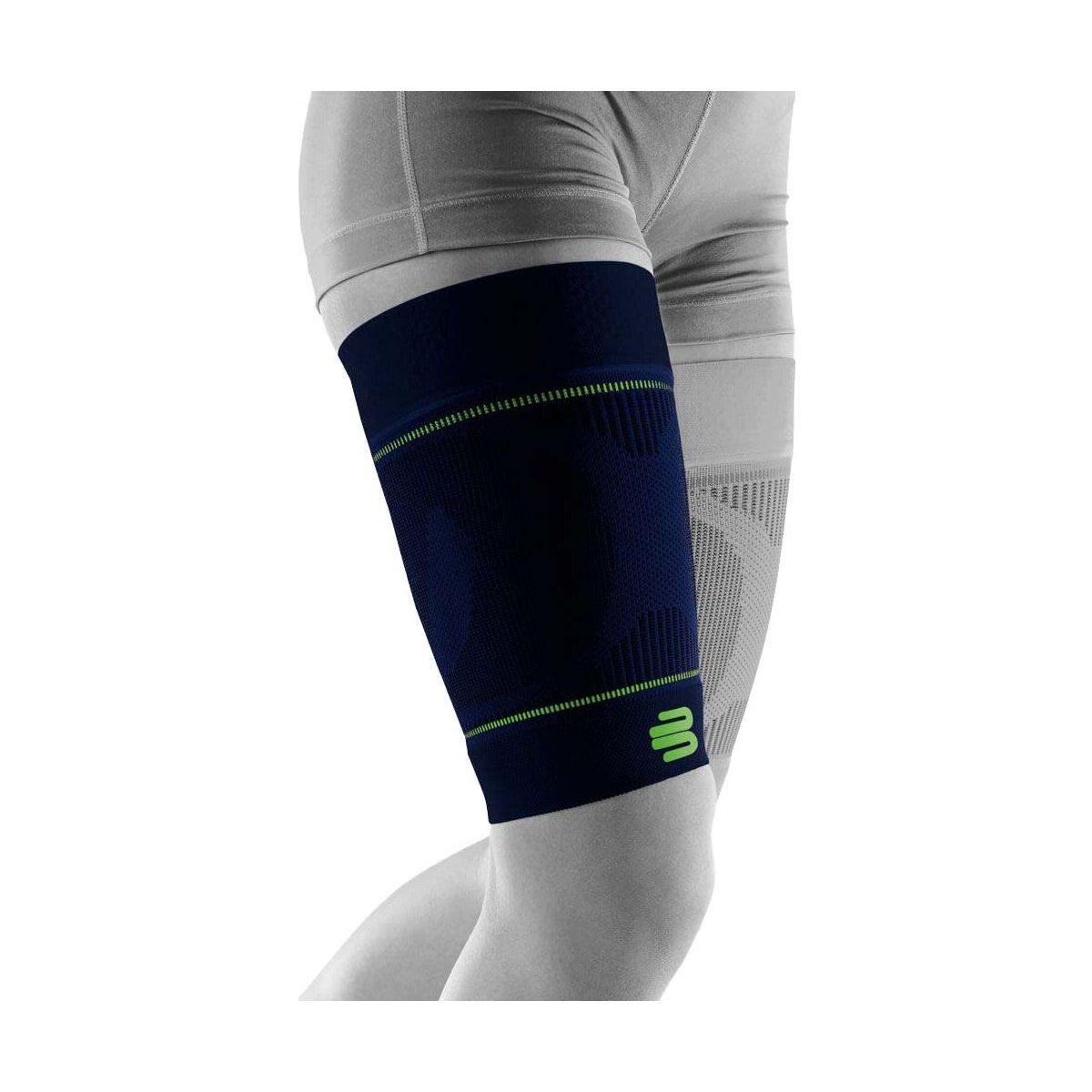 Bauerfeind Comp.sleeves Upper Leg,short marine blau (MAR-BLA) XL 29345721500024