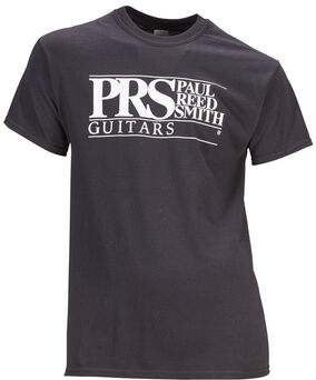 PRS Original T-Shirt L noir avec impression blanche