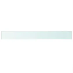 vidaXL Regalboden Glas Transparent 110x12 cm