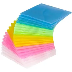 MediaRange CD-/DVD-Hüllen, farbsortiert