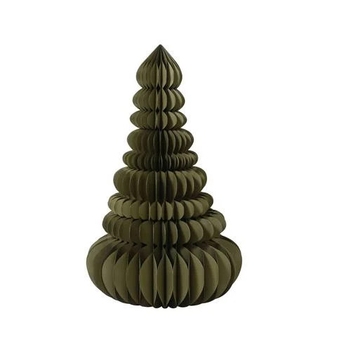 Decoris kerstboom decoratie van papier, 105 x 160 cm