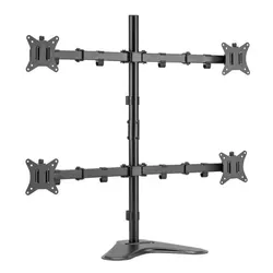 Equip 17"-32" Vierfach-Monitor/LCD-Tischfußhalterung