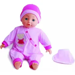Bambolina: sprechende Puppe auf Ungarisch mit Lätzchen – 40 cm - auf Ungarisch