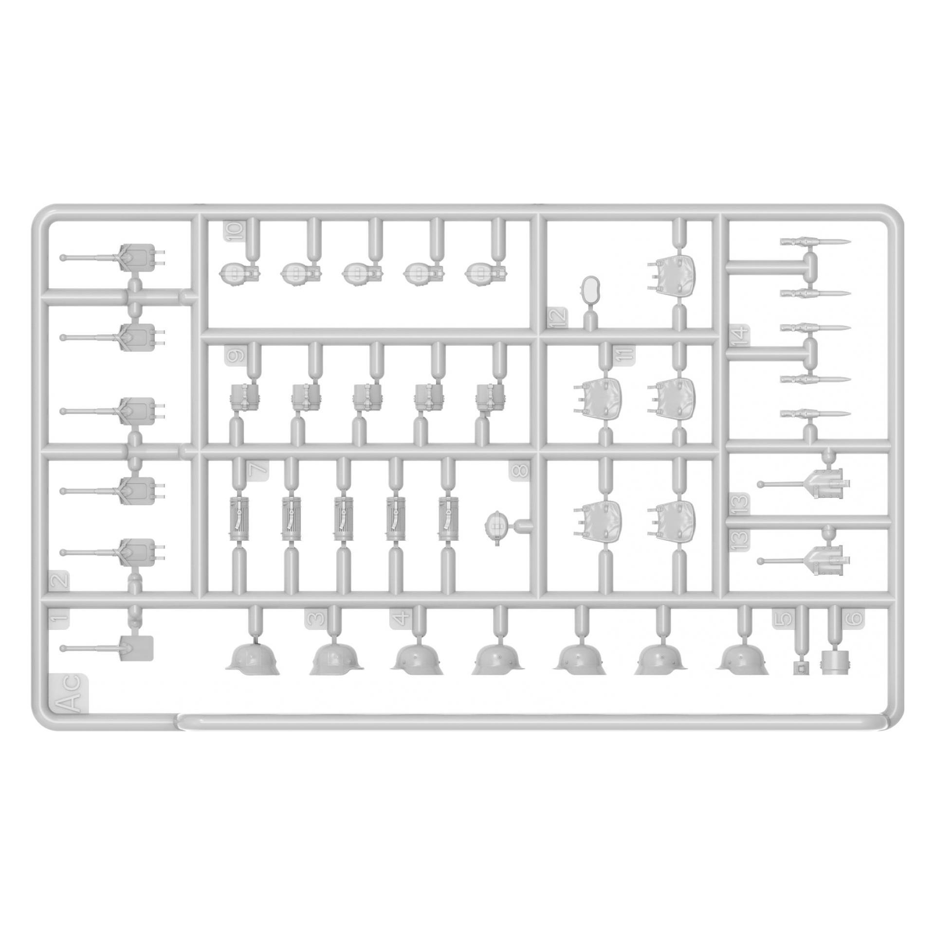 Other 1:35 Fig. Soldaten mitfahrend (4) Winter (550035370)