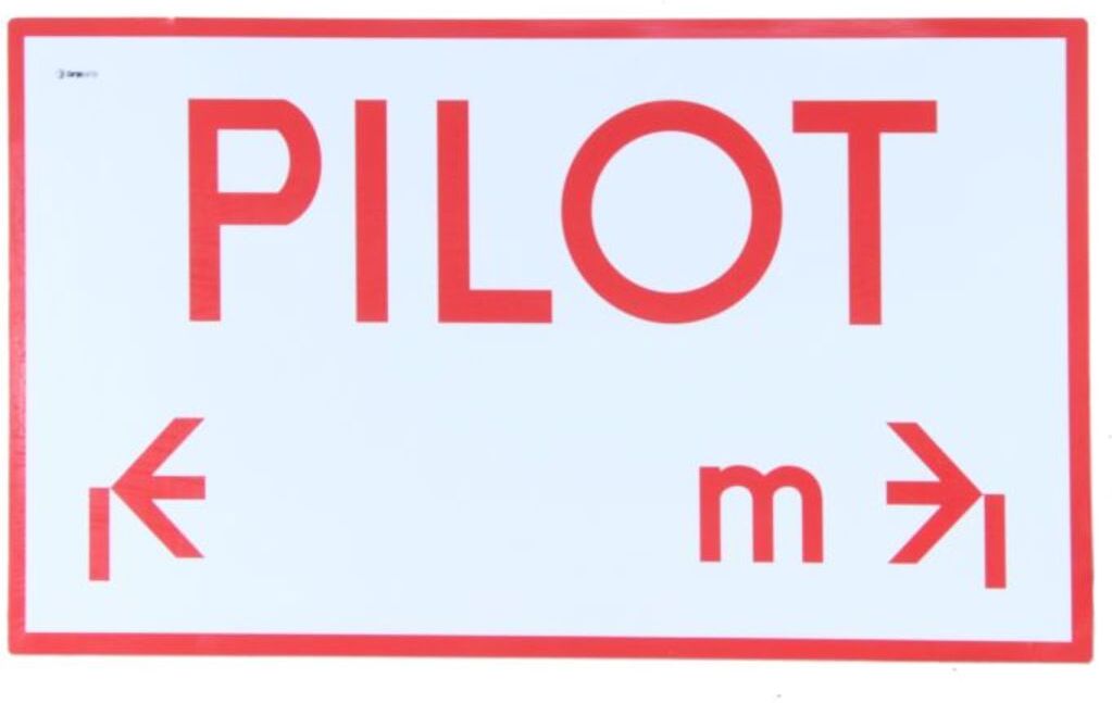 Warn-/Informationstafel CARGOPARTS T059