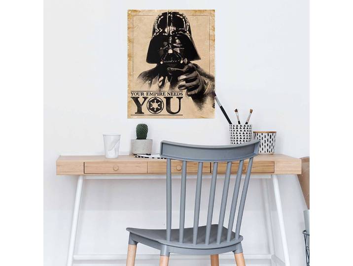 Poster Star Wars Classic Papier Schwarz 40 x 50 x 0cm